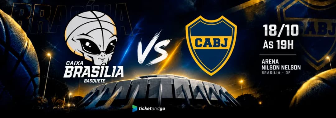 Cartaz de 🏀 LIGA SUL-AMERICANA DE BASQUETE 2026 | BRASÍLIA x BOCA JUNIORS