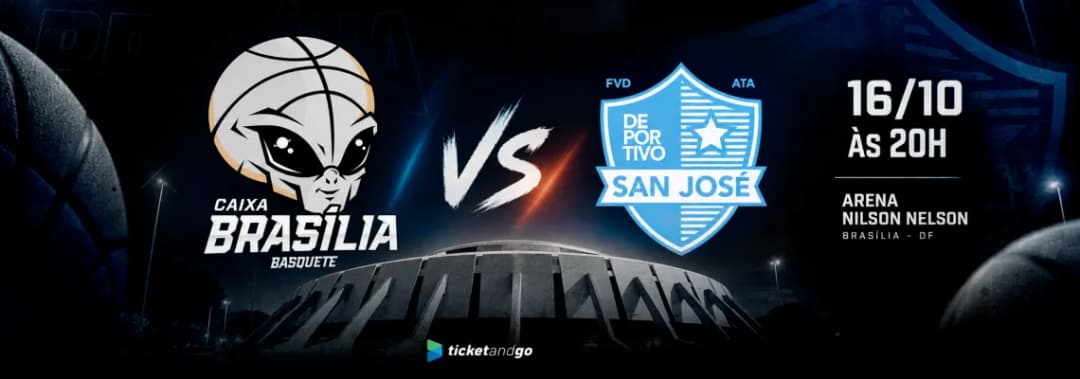 Cartaz de 🏀 LIGA SUL-AMERICANA DE BASQUETE 2026 | BRASÍLIA x SAN JOSÉ